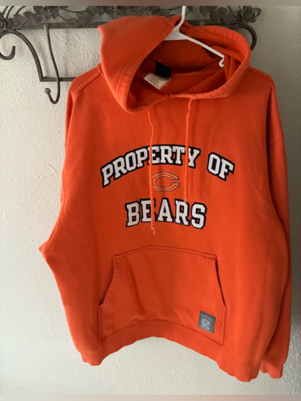 NFL Gridiron Classic Reebok Property Of Bears Hoodie Sweatshirt
